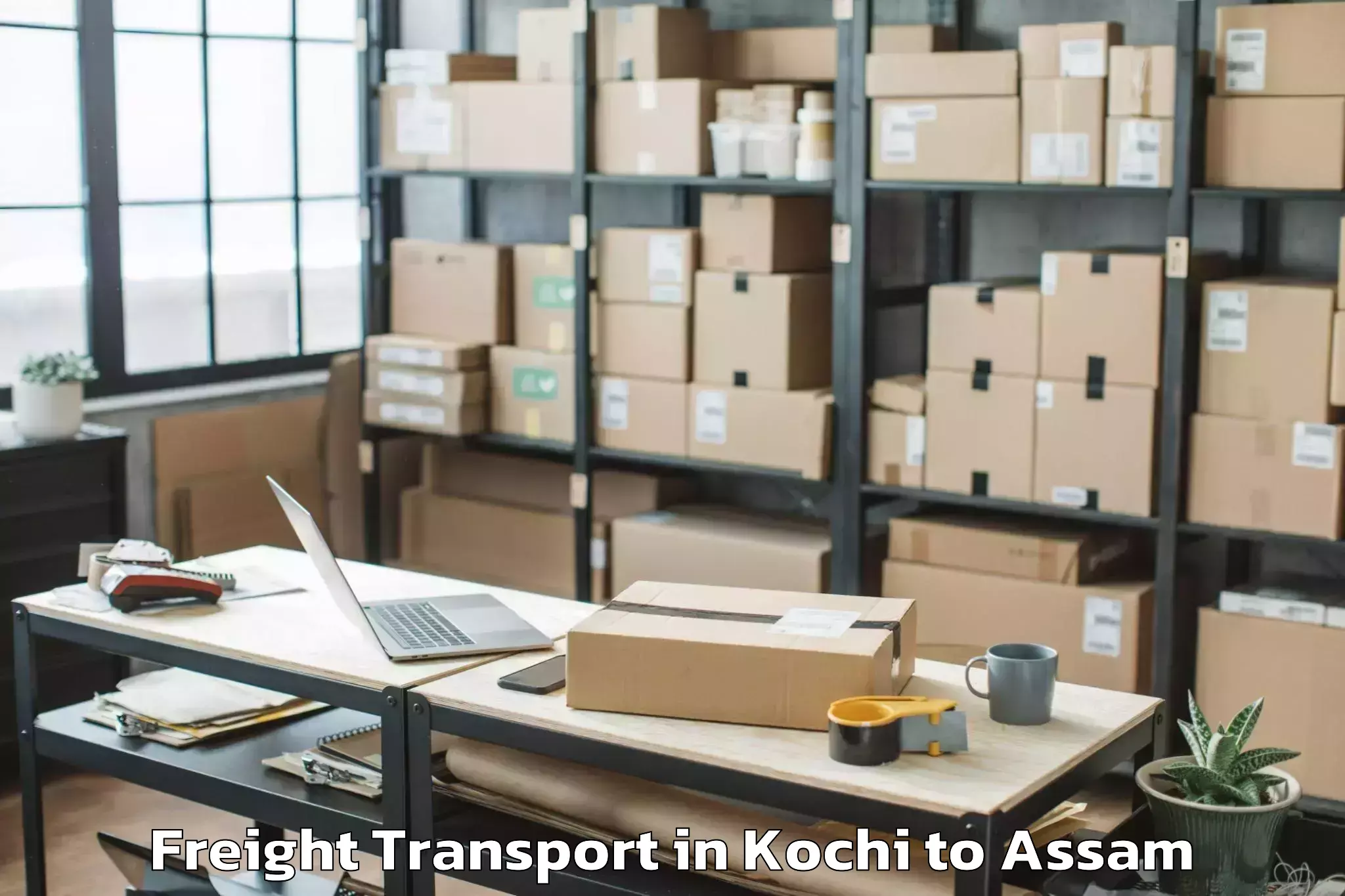 Book Kochi to Bhergaon Freight Transport Online